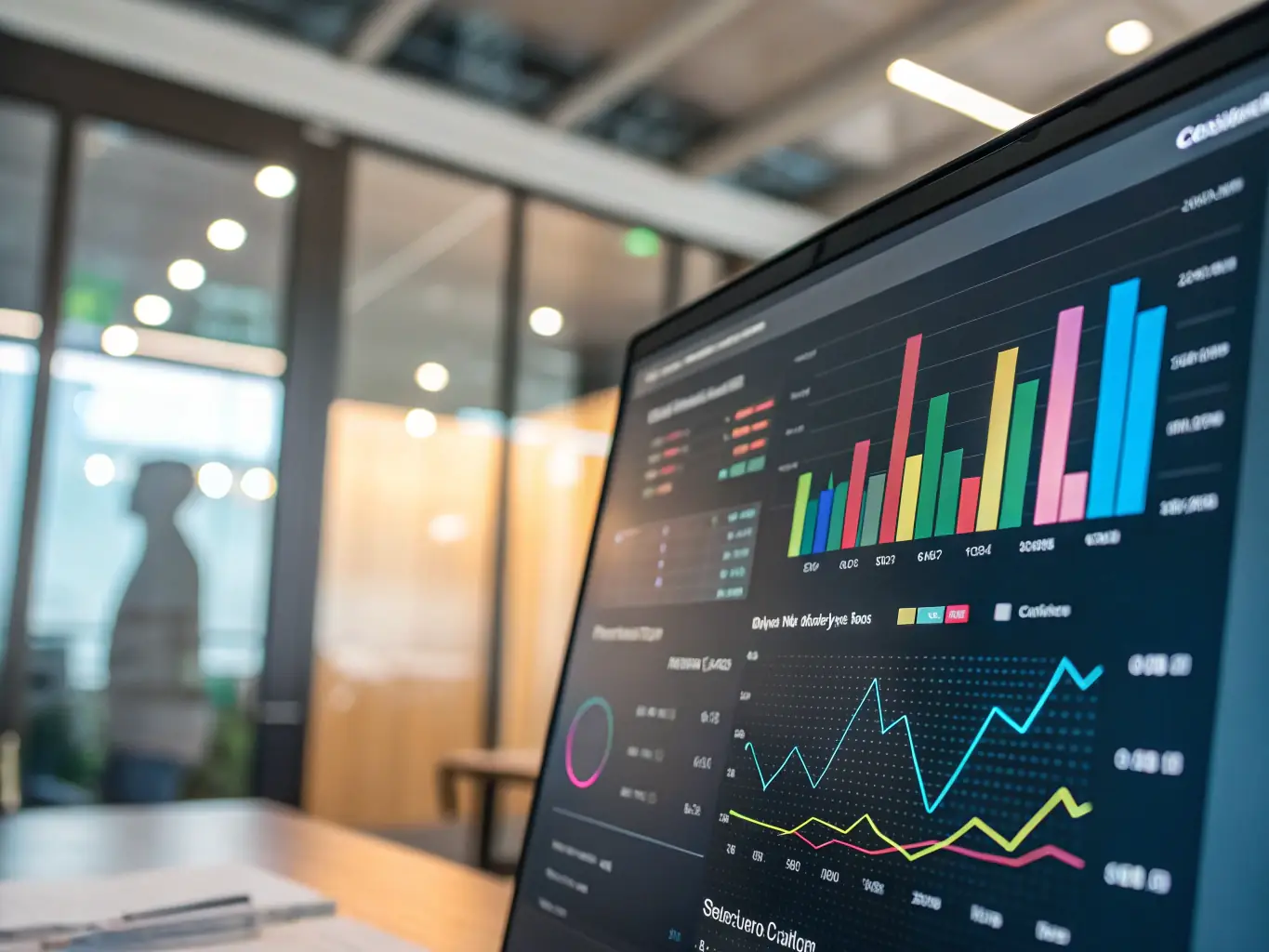 A graph showing improved website traffic and user engagement after implementing accessibility improvements, emphasizing the business benefits of compliance.
